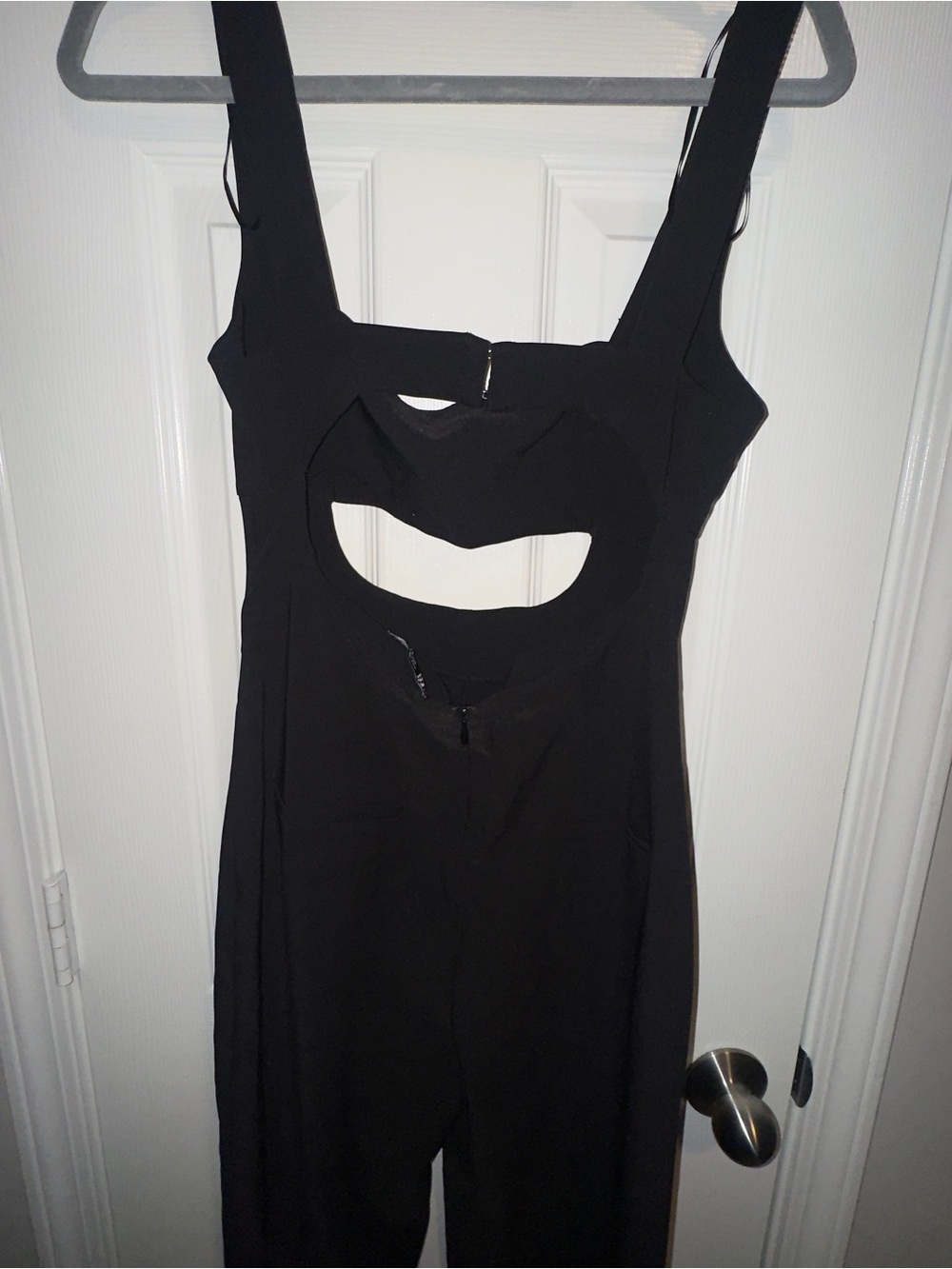 Zara Black Cutout Wide-Leg Jumpsuit - Picture 5 of 7
